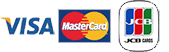 JCB、VISA、MasterCard