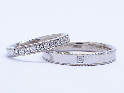 ダイヤから金属まで使う結婚指輪