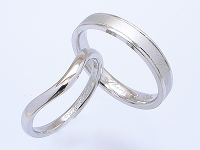 牧師さまカップルの結婚指輪