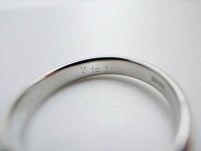 母の婚約指輪をご自分の婚約指輪に