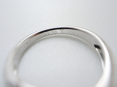 母の婚約指輪をご自分の婚約指輪に