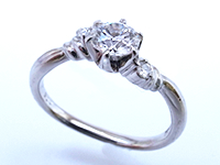婚約指輪をイエローゴールドの普段使いリングへリフォーム