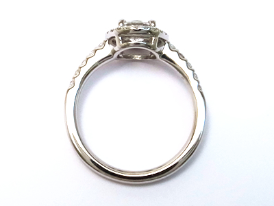 和歌山より母の婚約指輪をリフォームして姉妹で使う指輪に
