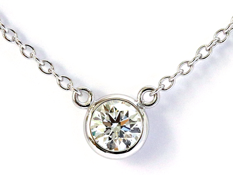 リングをプラチナのガードル巻きのネックレスにしたい