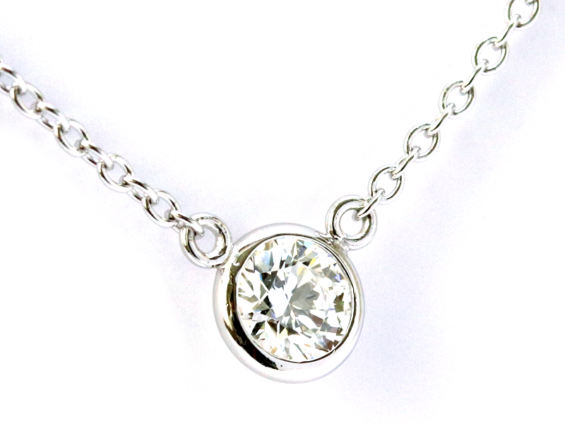 リングをプラチナのガードル巻きのネックレスにしたい