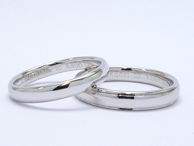 シンプルに奏でる結婚指輪