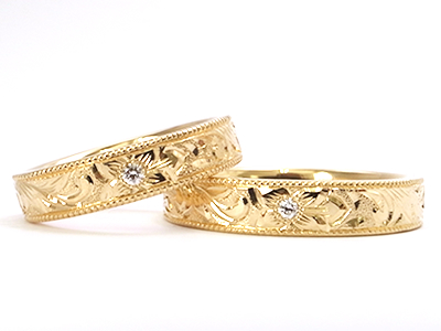 譲り受けた24金の指輪から / ジュエリーリフォーム.com /